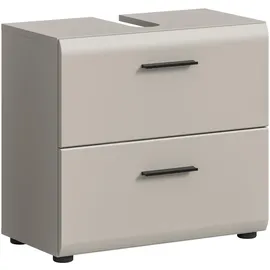 xonox.home Waschbeckenunterschrank – beige – Maße cm B: 60 H: 55
