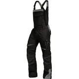 Leibwächter FLEXL Flex Line, Latzhose schwarz-grau, Größe 90 - schwarz/grau - 90