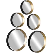 Trio Lighting Spiegel-Set 5-teilig 0 x 0 cm Schwarz