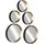 Trio Lighting Spiegel-Set 5-teilig 0 x 0 cm Schwarz