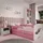 raumhirsch furniture Kinderbett Rennwagen 80 x 180 cm Holzwerkstoff rosa