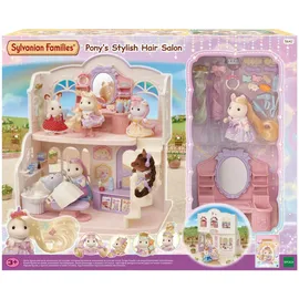 sylvanian families Pony Friseursalon mit Figur 26 cm