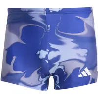 Adidas Graphic Swim Boxers, semi Lucid Blue/White, 34