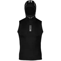 Huub Neoprenweste Hooded Schwarz XL