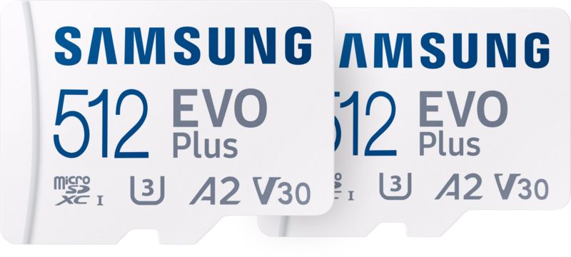 Samsung EVO Plus microSDXC 512 GB - Doppelpack