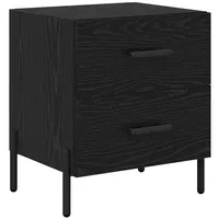 VidaXL Nachttisch Schwarze Eiche 40 x 35 x 47,5