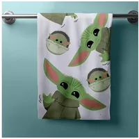 Jerry Fabrics Star Wars Mandalorian Baby Yoda Duschtuch Badetuch