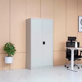 BISLEY Stahlschrank FTL09 Toolless FTL09645 lichtgrau 90,0 x 40,0 x 185,0 cm, zerlegt