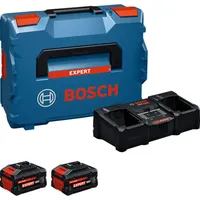 Bosch Starter-Set Batterie/Ladegerät Set 2x EXBA18V-80 + EXAL18V2-320; C