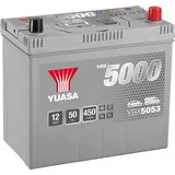 Yuasa Hochleistungs-Autobatterie YBX5053 silberfarben