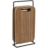 5five simply smart | Bambus-schneidebretter Mit Metall-ständer, 4 Stück