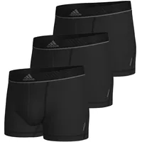Adidas Herren Trunk (3PK) -Active Micro Flex Eco Unterwäsche, 000 Black, S