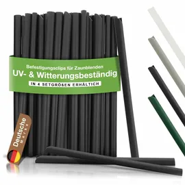 BooGardi Sichtschutzstreifen 120 x 19 cm Schwarz PVC 120 St.