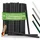 BooGardi Sichtschutzstreifen 120 x 19 cm Schwarz PVC 120 St.