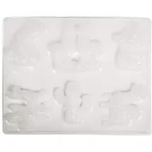 Rayher 36088000 Gießform: Lamas, 5-8.5 x 6.7-8 cm, 6 Motive, SB-Btl 1Stück, Durchsichtig