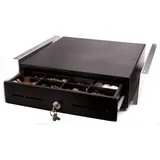 iQCash Kassenlade iQCash330 mit Montagehalterung RJ12/RJ11 33x34,5x10cm, Geldschublade Kassenlade in Schwarz