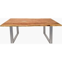 SIT Möbel Tisch Metall, Silber, 140 x 80 cm