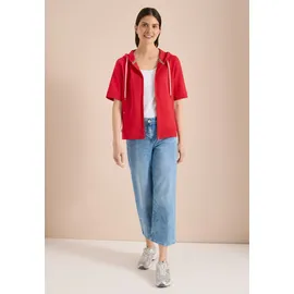 Cecil Damen, Kurzarm Sweatjacke mit Kapuze - M