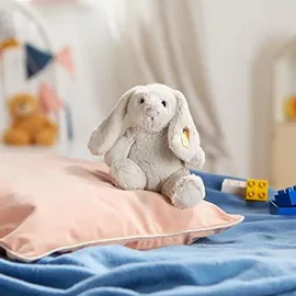Steiff Soft Cuddly Friends Hoppie Hase 18 cm hellgrau