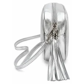 COLLEZIONE ALESSANDRO Umhängetasche Leder Silber