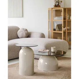 VCM ebuy24 Eckbord Solveig 40 x 40 cm) | Beige - Beige