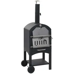 Garten-Holzkohle-Pizzaofen mit Schamottstein