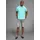 Bruno Banani Poloshirt BRUNO BANANI, Herren, Gr. M (48/50), blau (türkis), Slub, Obermaterial: 100% Baumwolle, slim fit, Shirts, Poloshirt in schmaler Passform