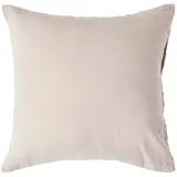 Homescapes Kissenbezug, Beige, 80 x 80 cm, -