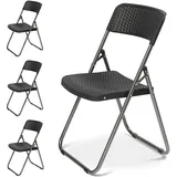 Sekey Campingstuhl 4er Set Schwarz