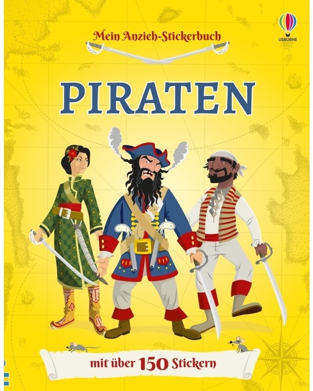 Mein Anzieh-Stickerbuch: Piraten  Kartoniert (TB)