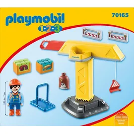 Playmobil 1.2.3 Baukran 70165