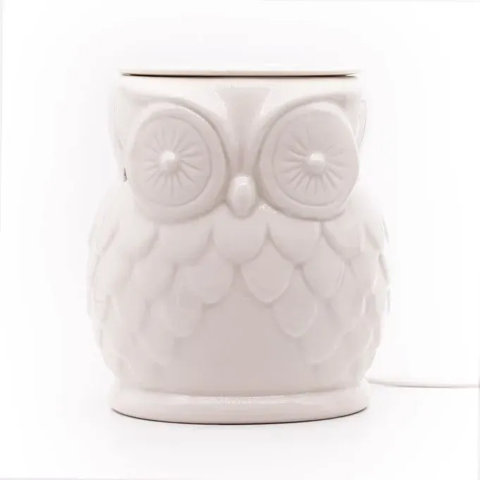 Candle Brothers  Duftlampe Eule Weiß