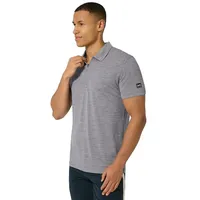 super.natural Zip Poloshirt grau XL