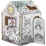 Bankers Box Spielhaus Einhorn 81,3 x 96,5 x 121,3 cm Weiß