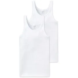 SCHIESSER Unterhemd 2er Pack - ärmellos, Cotton Essentials, 2er-Pack, (205144)