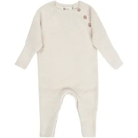 Sterntaler Strickoverall Schnitt Weiß 68