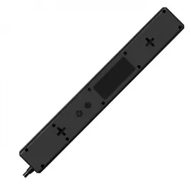 Ever Steckdosenleiste 6-fach 3 m Schwarz