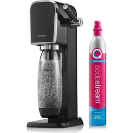 Sodastream Art black + Kunststoffflasche + CO2-Zylinder