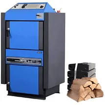 Atmos Kohlevergaserkessel KC35S | Braunkohle/Steinkohle | 35 kW,