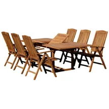 ASS Altenburger Teak Set 7-tlg. Braun