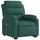 vidaXL Massagesessel Elektrisch 148 x 79,5 x 0 cm Dunkelgrün mit Aufstehhilfe