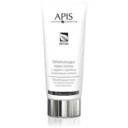 APIS DETOX Entgiftende Gel-Maske mit Bambuskohle und ionisiertem Silber - 200 ml 200 ml
