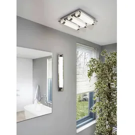EGLO TOLORICO 1x LED 1600 lm 4000 K Silber/Transparent 57 cm