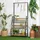 Outsunny Pflanzenregal Blumentreppe 80 x 36 x 174 cm Schwarz