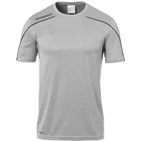 Uhlsport Stream 22 Trikot Kurzarm dark grau melange/schwarz 128