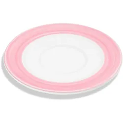 Gmundner Keramik Variation Rosa, Unterteller Kaffee Gourm. (Ø 16cm)