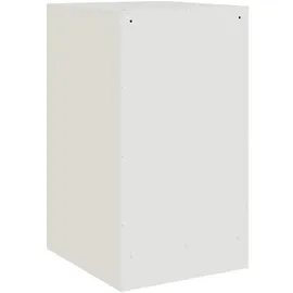 vidaXL Nachtschrank 34,5 x 39 x 62 cm Weiß