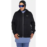 Nike Phoenix Fleece Oversized Kapuzenjacke schwarz L