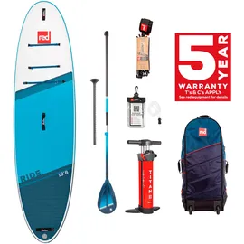 Red Paddle Co 30,3 cm RIDE 10'8" x 34" x 4,7" MSL +Paddle SUP Sets, blau,