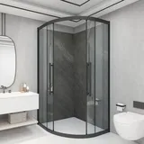 neu.haus Duschrückwandset Bladel Duschrückwand Grau
